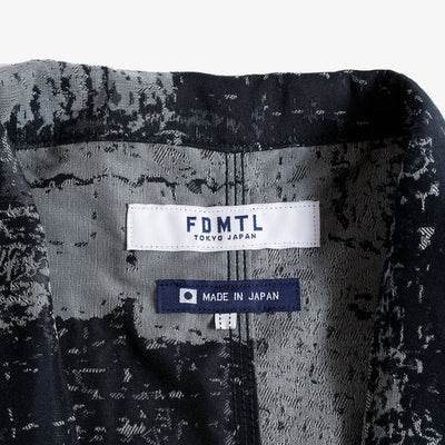 FDMTL | BORO HAORI JACKET { BLUE/GREY