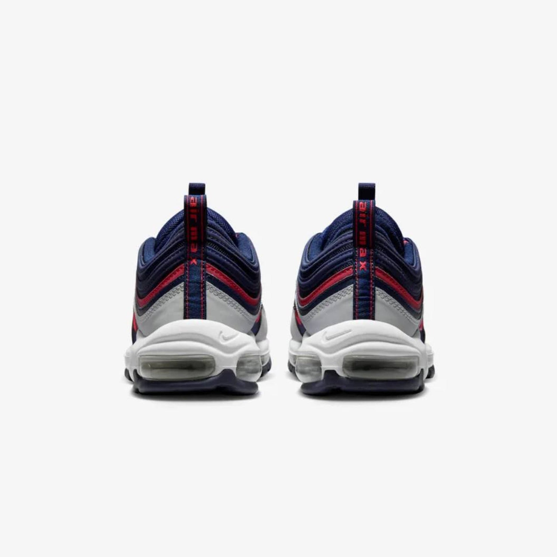 Nike | AIR MAX 97 { MIDNIGHT NAVY/TRACK RED-OBSIDIAN