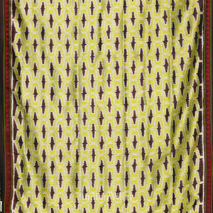 Pista Green Dongria Border with Dongaria Anchal Contemporary Silk Saree