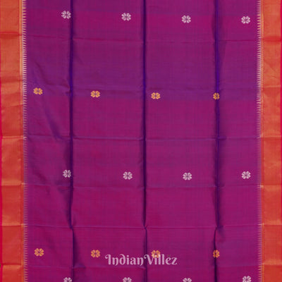 Maroon With Green Pure Bishnupuri Silk Saree