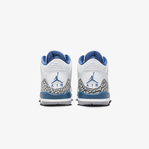 Jordan | AIR JORDAN 3 RETRO  { WHITE/TRUE BLUE