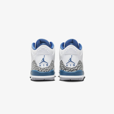 Jordan | AIR JORDAN 3 RETRO  { WHITE/TRUE BLUE