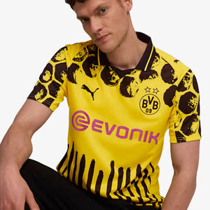 PUMA | X KIDSUPER BVB REPLICA JERSEY { YELLOW/PUMA BLACK