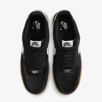 NIKE | AIR FORCE 1'07 LV8 { BLACK/SUMMIT WHITE-GUM LIGHT BROWN