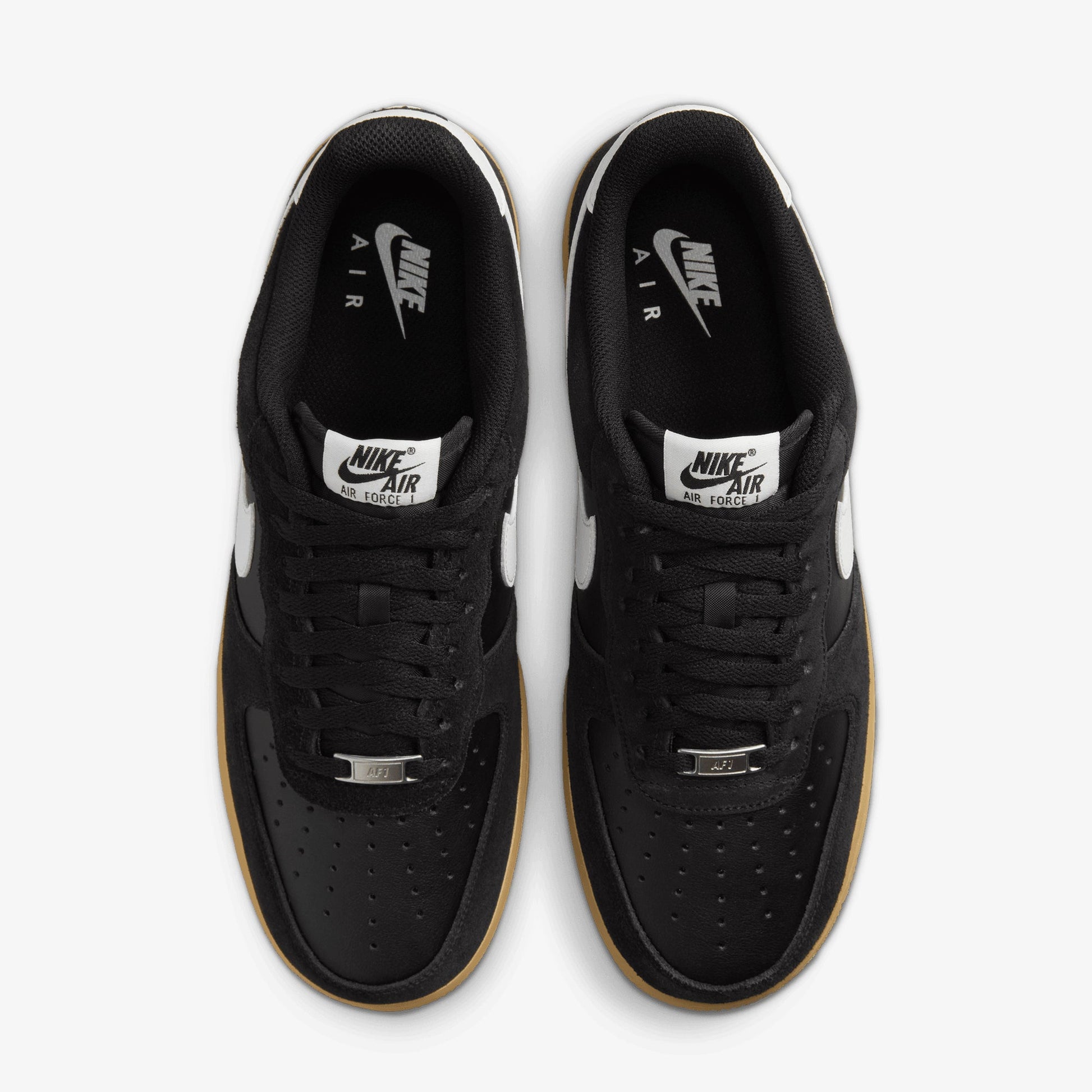 NIKE | AIR FORCE 1'07 LV8 { BLACK/SUMMIT WHITE-GUM LIGHT BROWN