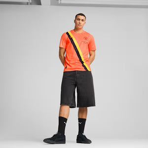 PUMA | X KIDSUPER MCFC PERFORMAANCE JERSEY { NEON SUN-PUMA BLACK