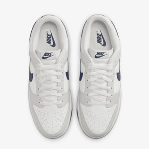 NIKE | DUNK LOW RETRO { SUMMIT WHITE/MIDNIGHT NAVY-PLATINUM TINT