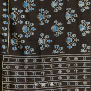 Black Vase Designer Contemporary Silk Saree