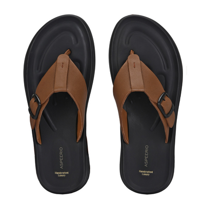 Comet Leather Slippers by Aspeerio