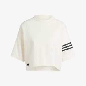 Adidas Originals | ADICOLOR NEUCLASSICS TEE  { WONDER WHITE/BLACK