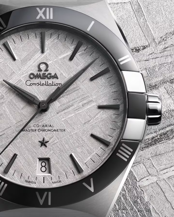 Omega Constellation Grey Dial Women 41mm