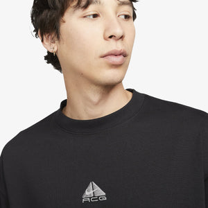 Nike | ACG T-SHIRT  { BLACK/LT SMOKE GREY/SUMMIT WHITE
