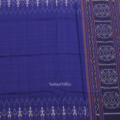 Peach Pink Blue Odisha Ikat Sambalpuri Dress Set & Dupatta