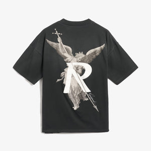 REPRESENT | ARCHANGEL T-SHIRT { STAINED BLACK