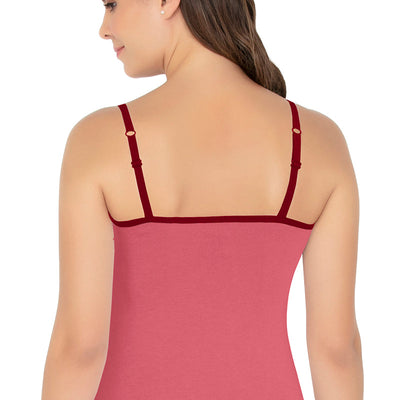 Cotton Camisole - Slate Rose-Crim