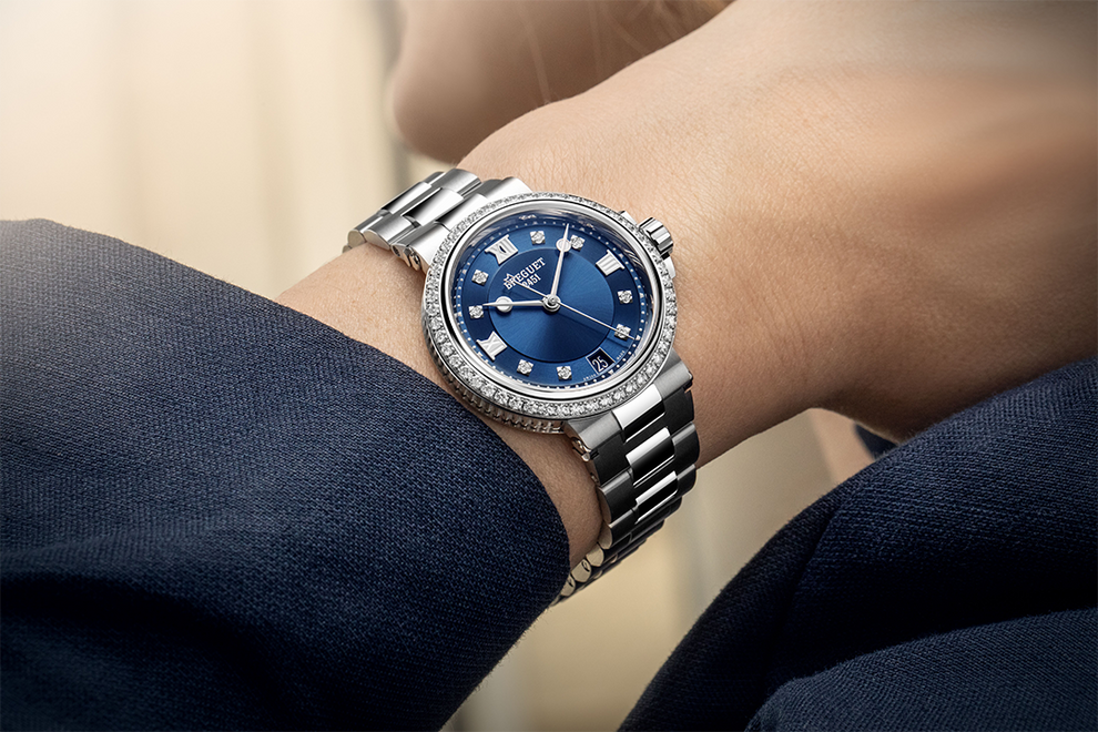 Breguet Marine Blue Dial Women 33.8 mm