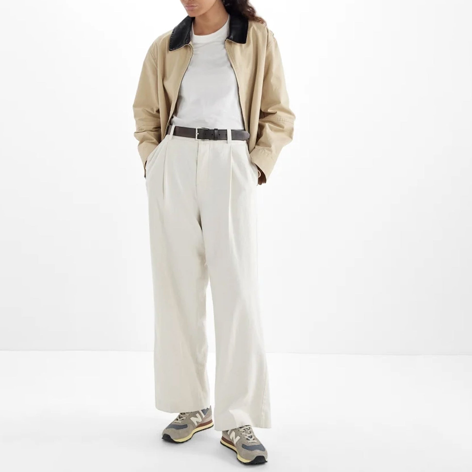 New Balance | 574 { ARID STONE/SEA SALT