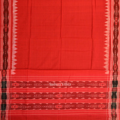 Violet Red Odisha Ikat Sambalpuri Dress Set & Dupatta