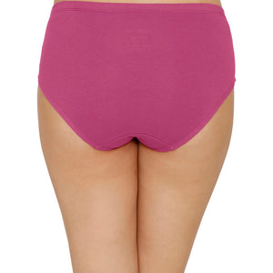 Inner Elastic Full Coverage Mid Rise Hipster Panty (Pack of 3)