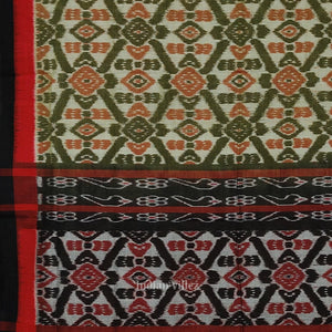 Mehendi Green Computer Maniabandha Cotton Saree