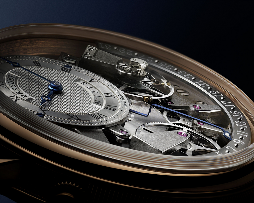 Breguet Tradition Silver & Grey Dial Brown 40 MM Watch for Men