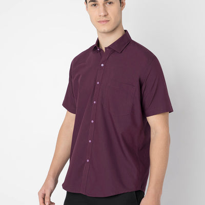 Wrinkle Free Half Sleeve Shirt