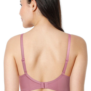 Smooth Charm Padded Non-Wired T-Shirt Bra - Mesa Rose