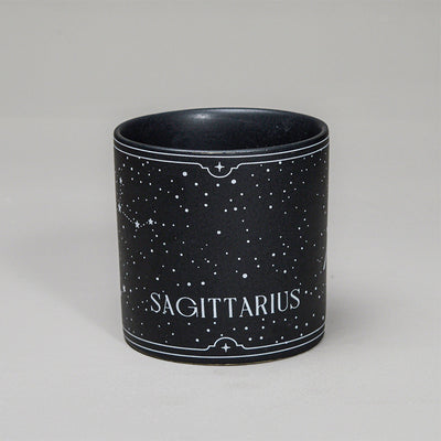 Black - Ceramic Sunsign Theme Coffee Mug Sagittarius (350ml)