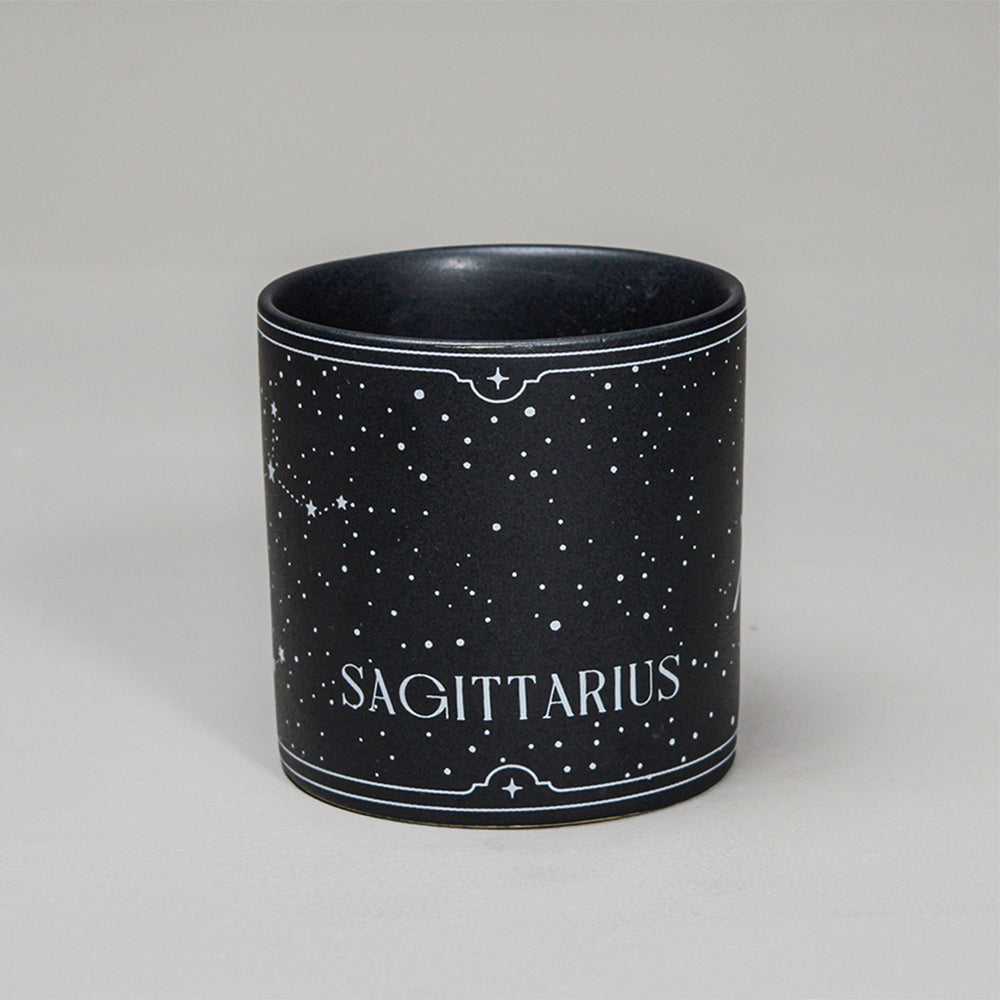 Black - Ceramic Sunsign Theme Coffee Mug Sagittarius (350ml)