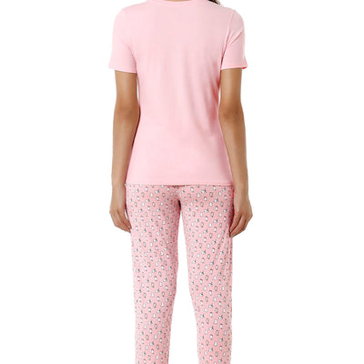 Scoop Neck Sleep Tee - Almond Blossom