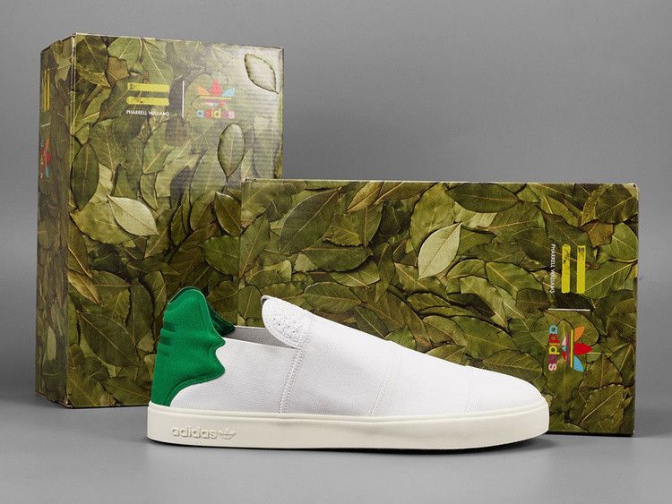 adidas Elastic Slip On Pharrell White