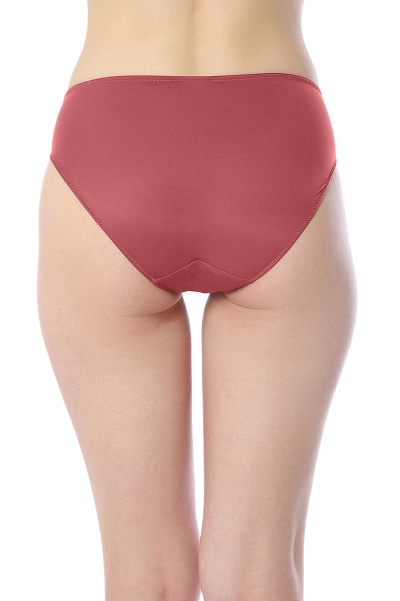 Sheer Luxe Bikini Panty - Autumn Rose & Dusty Rose