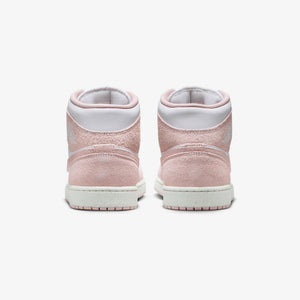 Jordan | AIR JORDAN 1 MID SE  { WHITE/LEGEND PINK-SAIL