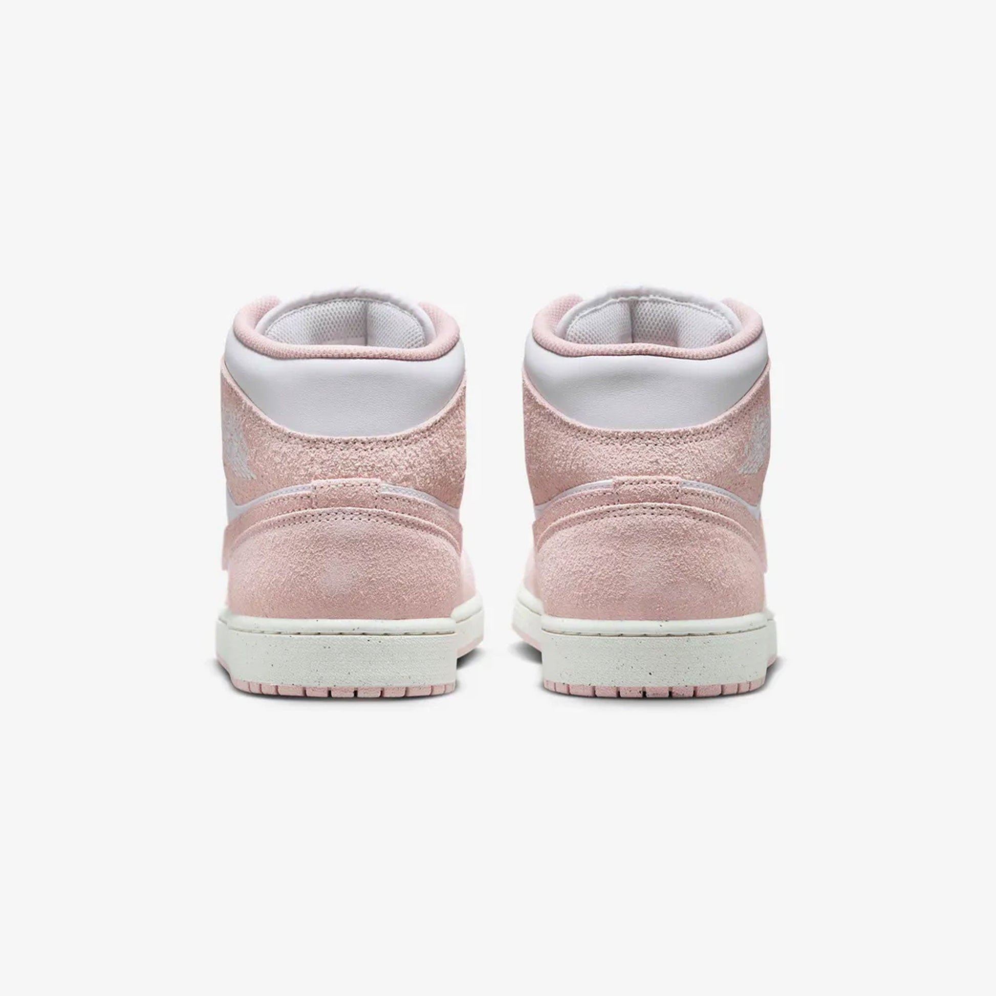 Jordan | AIR JORDAN 1 MID SE  { WHITE/LEGEND PINK-SAIL