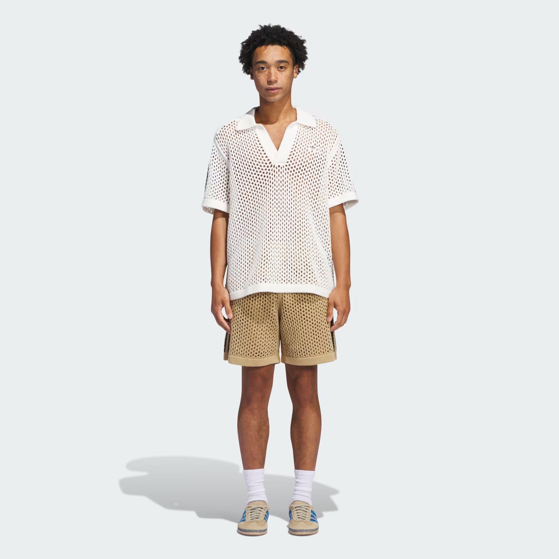 ADIDAS ORIGINALS | CLOT CROCHET SHORT BY EDISON CHEN { BEIGE TONE