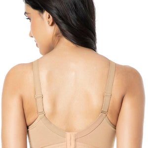 Cotton Chic Support Solid Non Padded Non-Wired Bra - Sandalwood