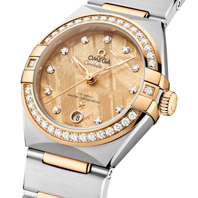 Omega Constellation Yellow Dial Women 28mm