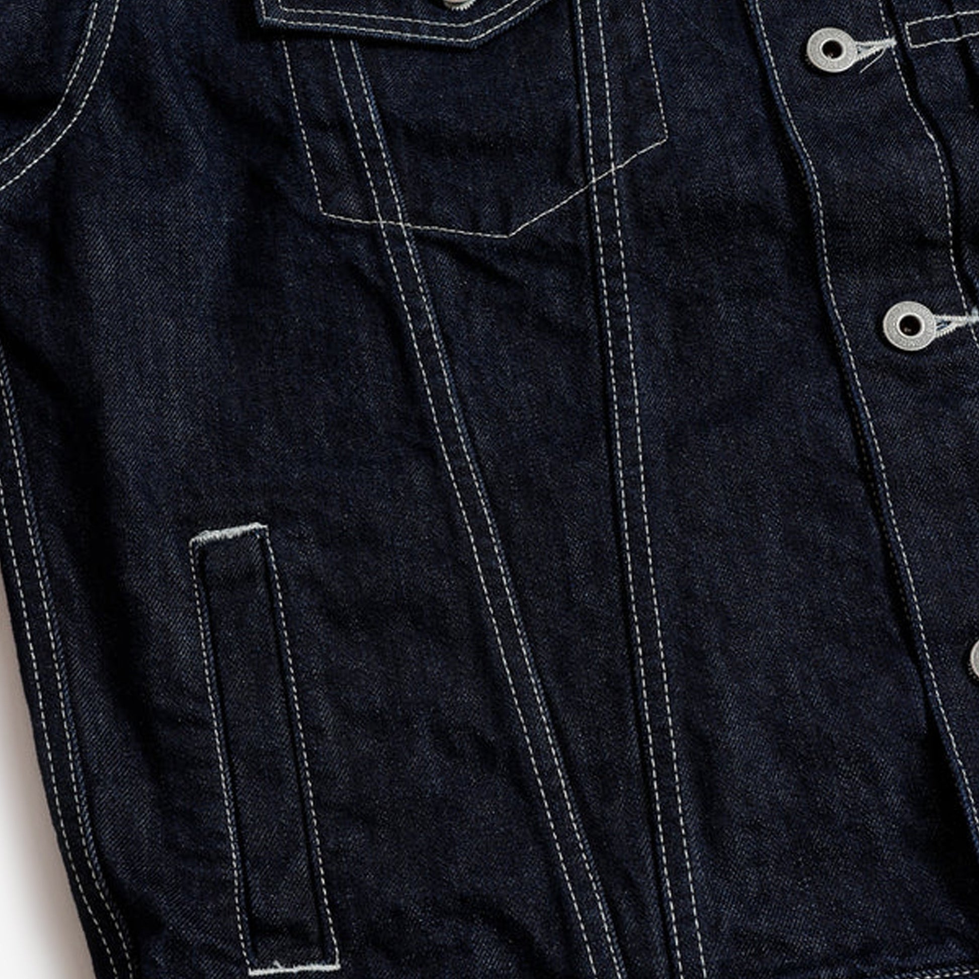 FDMTL | DENIM JACKET RINSE { INDIGO