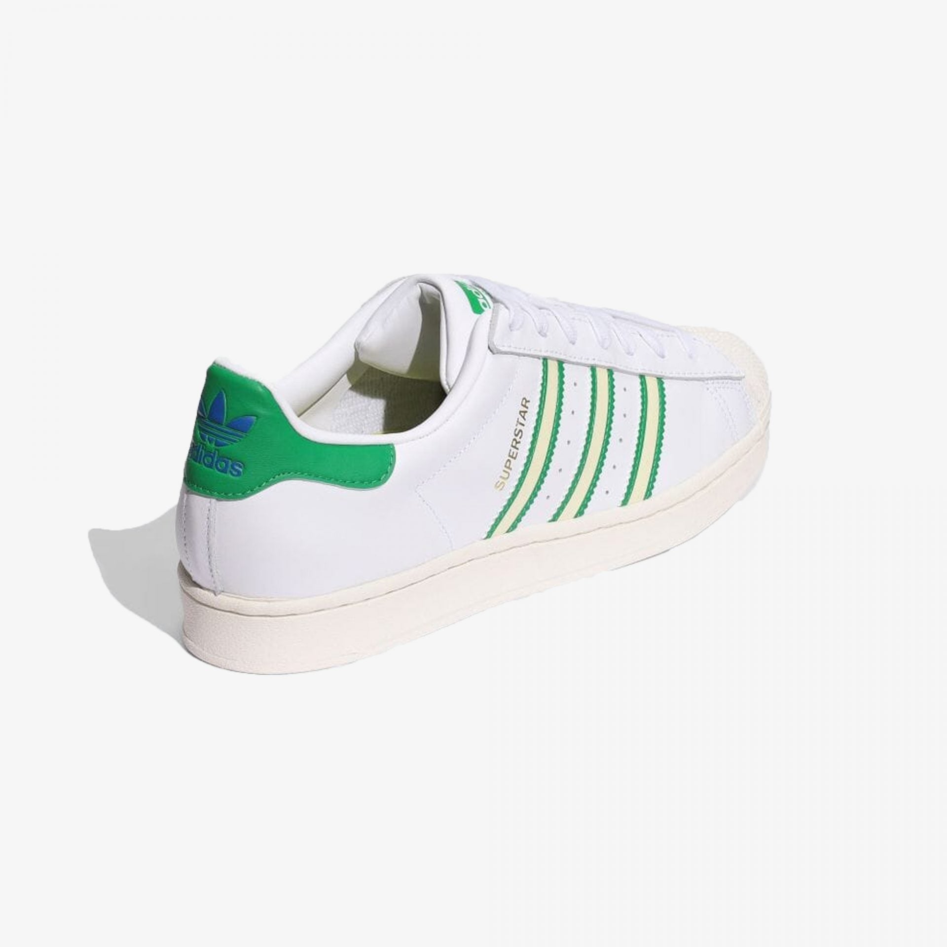 Adidas Originals | SUPERSTAR  { OWHITE/GREEN