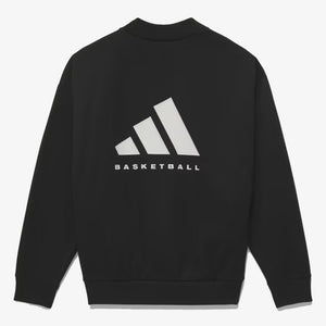 Adidas Originals | BASKETBALL 001 CREW NECK SWEAT  { BLACK
