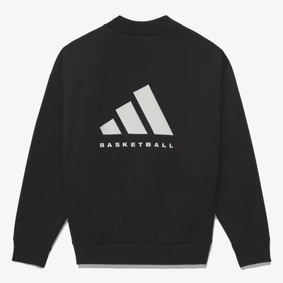 Adidas Originals | BASKETBALL 001 CREW NECK SWEAT  { BLACK
