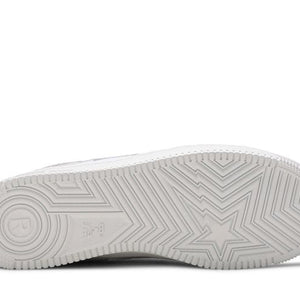 A Bathing Ape Bape Sta Low Patent White