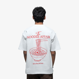 SUPERKICKS | THE NOODLE AFFAIR TEE { WHITE