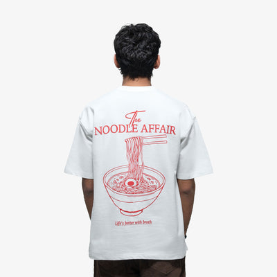 SUPERKICKS | THE NOODLE AFFAIR TEE { WHITE