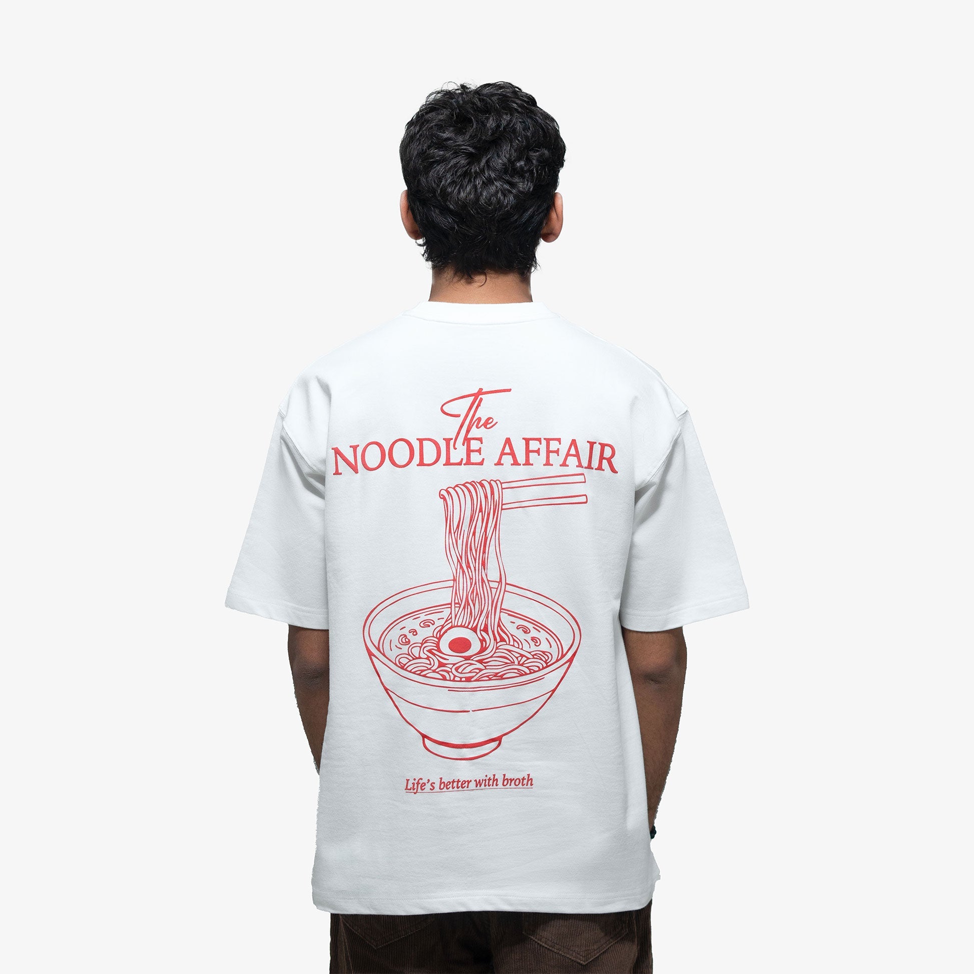 SUPERKICKS | THE NOODLE AFFAIR TEE { WHITE
