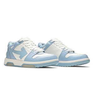 Off-White Out Of Office Calf Leather White Baby Blue