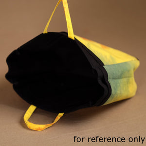 Black - Handmade Cotton Multipurpose Cosmetic/Toiletry Bag 12