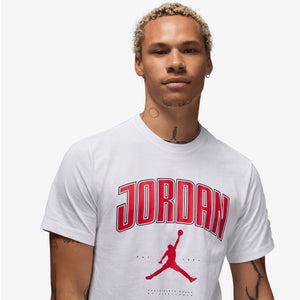 JORDAN | JORDAN T-SHIRT { WHITE/GYM RED/GYM RED