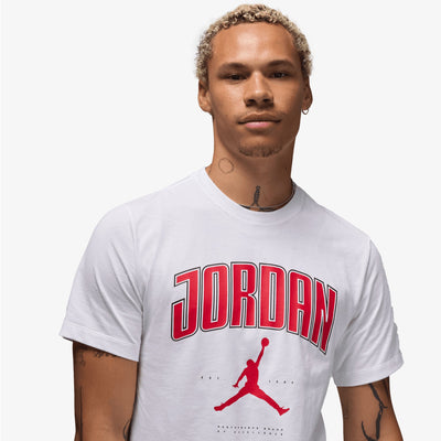 JORDAN | JORDAN T-SHIRT { WHITE/GYM RED/GYM RED