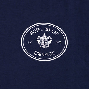 SPORTY & RICH | EDEN CREST KENNEDY T-SHIRT { NAVY/WHITE